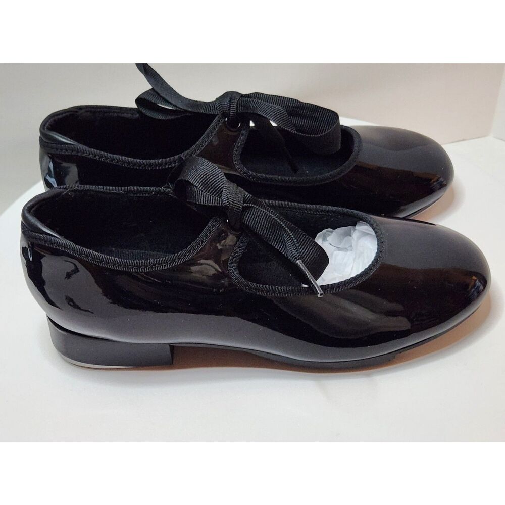 Capezio Junior Tap Shoes Women's size 6 Black Dance Shoes